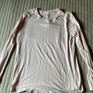 Lululemon Athletica Light Pink Long Sleeve Top